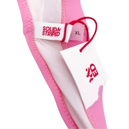 Solid & Striped NWT Reagan Swim Top Bubblegum Pink Halter Bikini Top Size XL