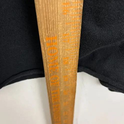 2009 Beatles Y2K Crop Top Black Raw Hem Tee Size XL