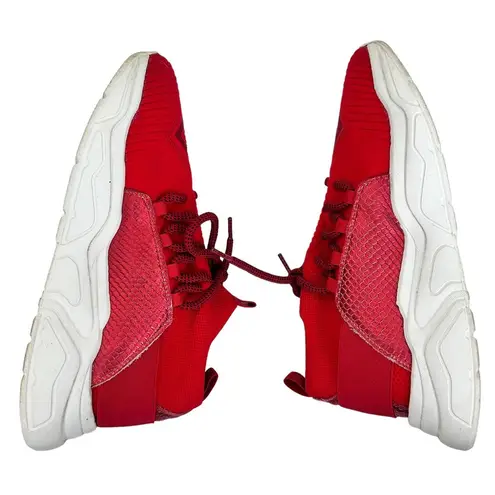 Roberto Cavalli Red Chunky Sock Sneakers Sz 11