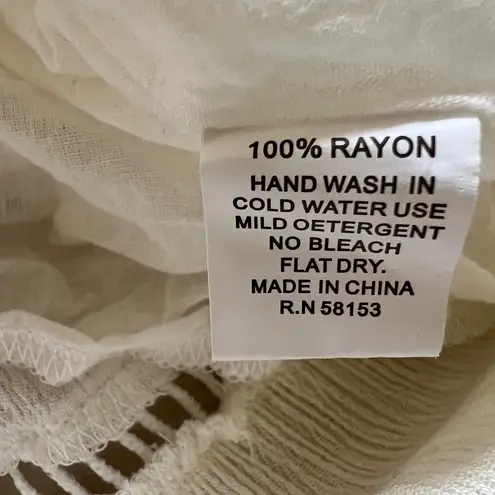 Raga Anthropologie White Racerback White Slip Dress Size XS