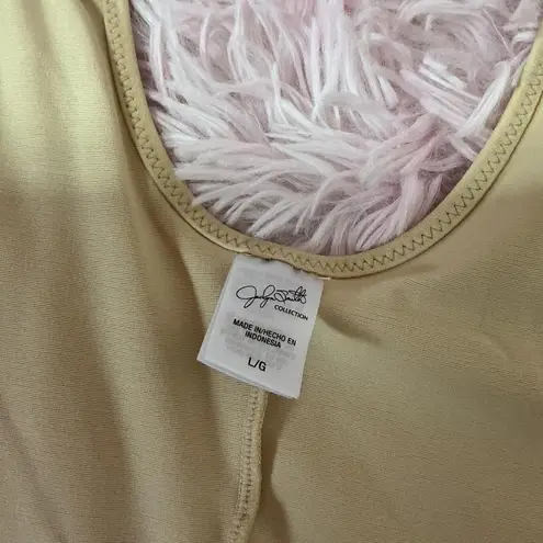 Jaclyn Smith Collection Tank Top Cami Women's L Beige Shapewear Layering