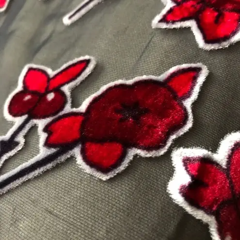 Superfoxx Sheer Velvet Burnout Mesh Dress NWT S