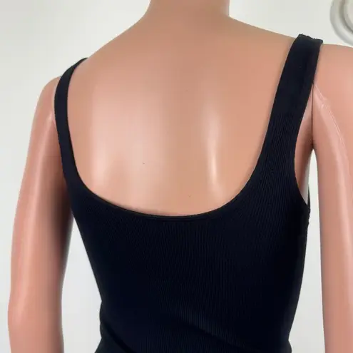 Women's Sassybax Tank Top Shape Wear Torso Trim Control Top Size Small Black