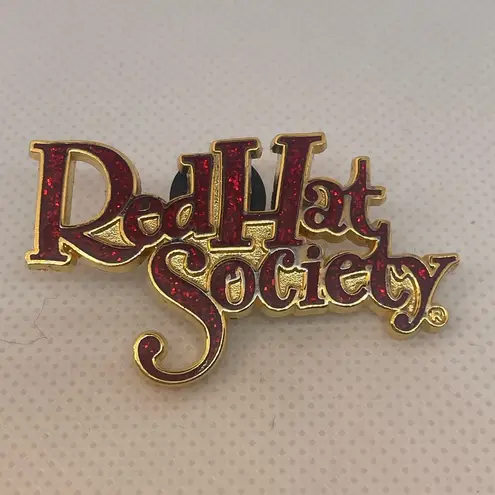 Red Hat Society Trio of Pins Fashion Jewelry