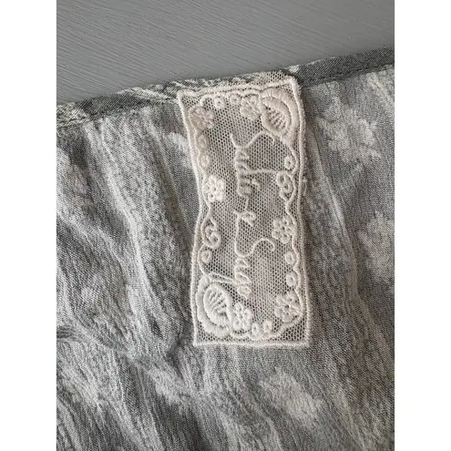 Sadie & Sage | Women's Boho Muted Tones Wrap Blouse Sleeveless Tank Top | Small Green