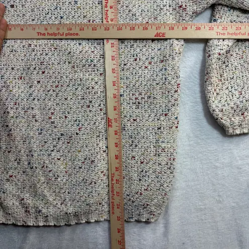 United States Sweaters VTG S Speckled Knit Cotton USA Mockneck 90s Cozy Winter