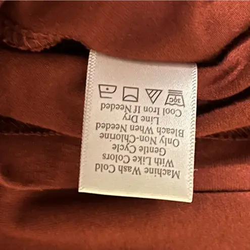 Coldwater Creek  V-Neck‎ Cut Scrunch Waist With Lace Belt Mid-Sleeve Blouse Y2K M