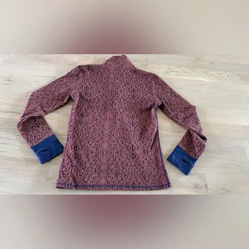 KAVU  long sleeve Lopez shirt blue brown size medium