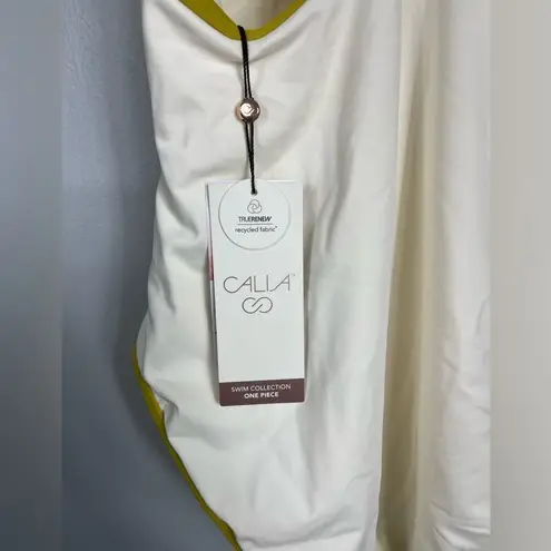 CALIA Women's Halter Racerback Cheeky One Piece Swimsuit Green Size 12