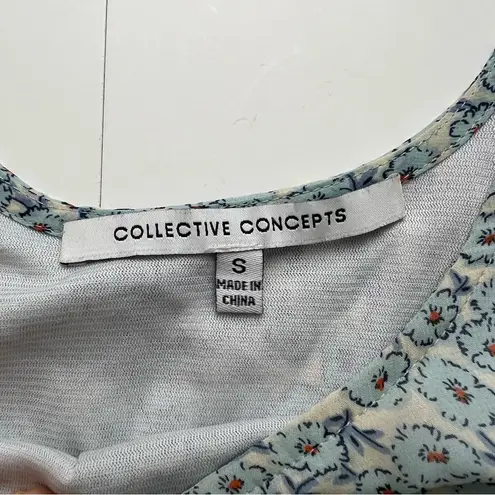 Collective Concepts Collective Concepts Baby Blue Floral Mini Dress | Size S | Cottagecore Fairy