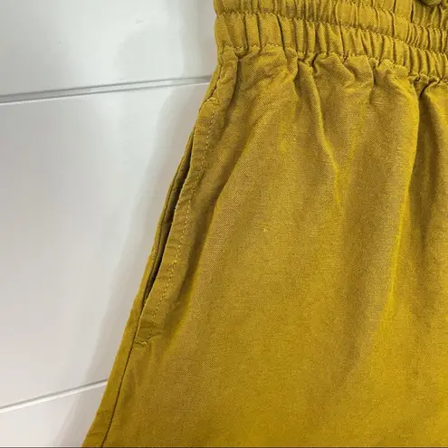 Madewell Linen-Cotton Drawstring Pull-On Shorts Size XS