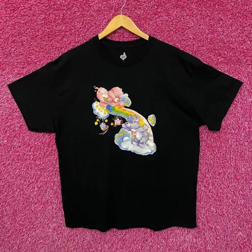 Care Bears Rainbow Rescue Cheer Bear Share Bear Movie Tee L