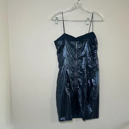 NWT My Mum Made It Mini Dress Party Club Cocktail Sleeveless Slit event costume Blue Size L