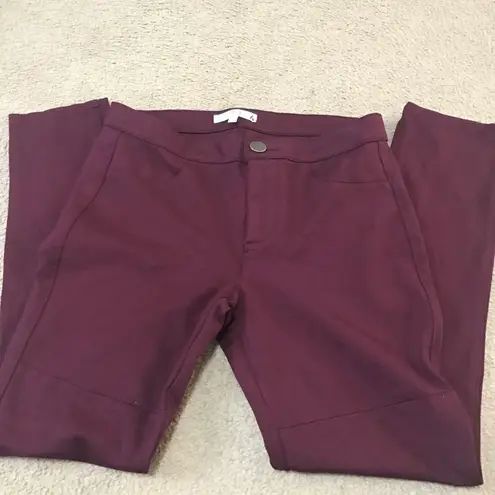 Love Fire Burgundy Straight Jeans Size 5 NWOT Red
