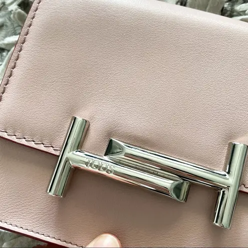 Tod's Tod’s Amu Clutch Mini in Light Pink Leather