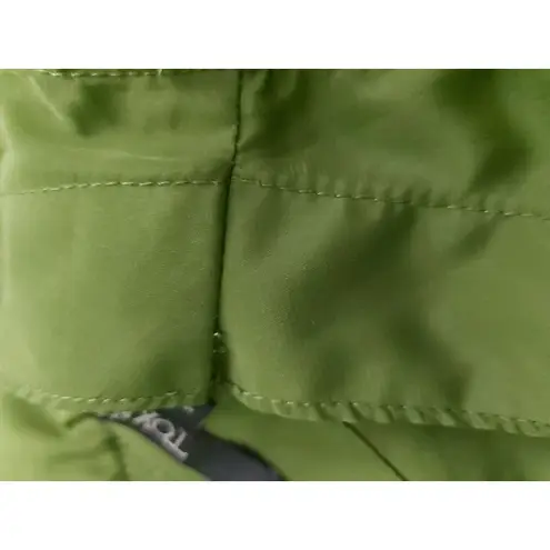 Toxik3 Sleeveless Green Utility Zip Up Jumpsuit M Boho Vacation Festival Fall Size M