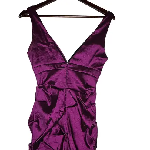 XScape Vintage Y2K Mermaid Formal Dress Size 8 V Neck Prom Gown