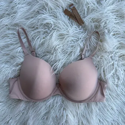 SKIMS  Fits Everybody Push Up Demi Bra Mica Size 42C