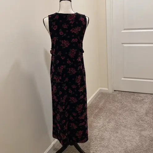 Erika Vintage Studios Crushed Velvet Jumper Size Small Floral