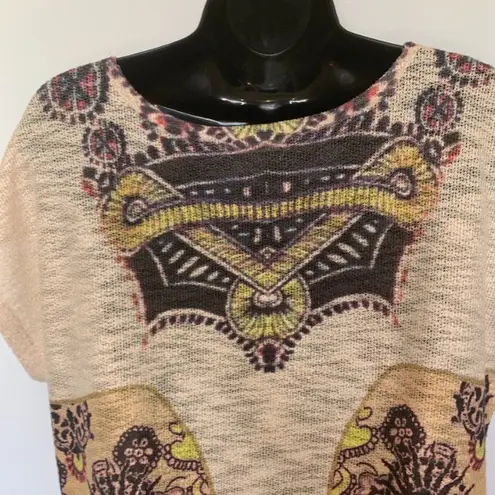 Ginger G  BOHO Light Knit Short Sleeve Sweater thumbnail 6