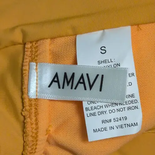 AMAVI Mustard Yellow Halter Neck Tie