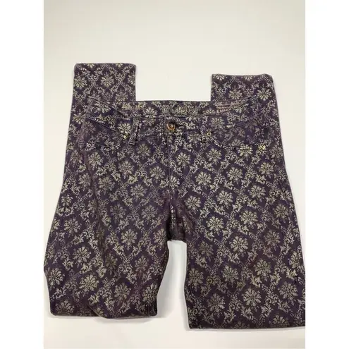 DL1961 006 4 way 360 stretch Emma denim damask legging size 28”