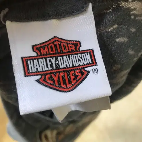 Harley Davidson  Legacy Midland -Odessa Texas Gray V-Neck Short Sleeve Shirt S