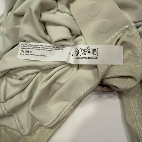 Lululemon  Wundermost Square Neck Bodysuit Ultra Soft Shine Nulu Size M NWT