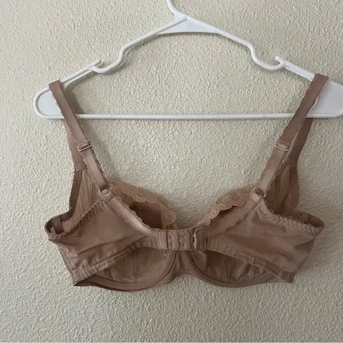 Panache  Jasmine 6951 tan nude lace unlined bra 32F