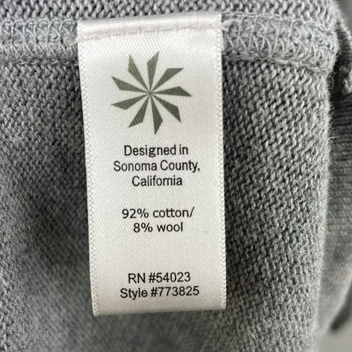 Athleta  Sochi Cowl neck Wrap Dress lightweight Sweater long sleeves size XS Gray - Image 10