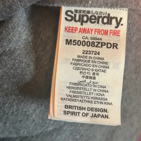 Superdry Wind Yachter Hooded Coat size XS gray