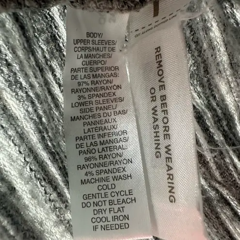 Lou & grey Lou & Gray Sz Medium Jacket Gray Heather Zip Up Long Sleeve‎ Cowl Hood Moto