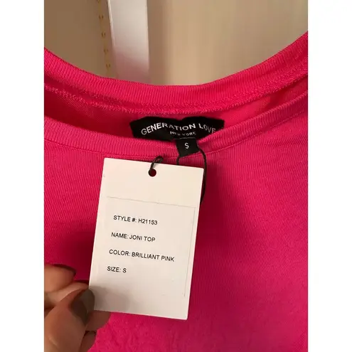 Generation Love NEW NWT Revolve Joni Top in Brilliant Pink size Small