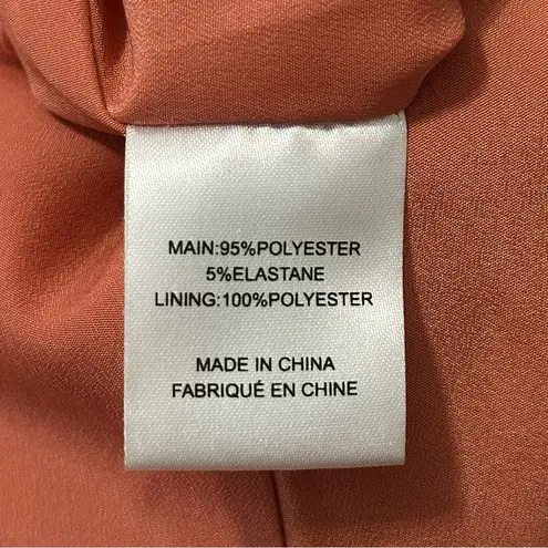 C/MEO COLLECTIVE Women’s Size S Peach Orange Snap Side Dream Space Jumpsuit