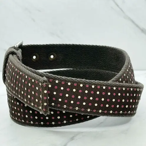 American Eagle  Outfitters AEO Polka Dot Ribbon Web Belt Size Medium M Womens