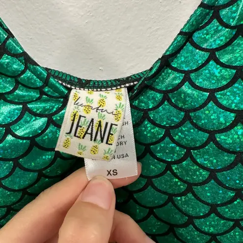 Kortni Jeane mermaid swimsuit! Peplum top new out tags! Size XS!