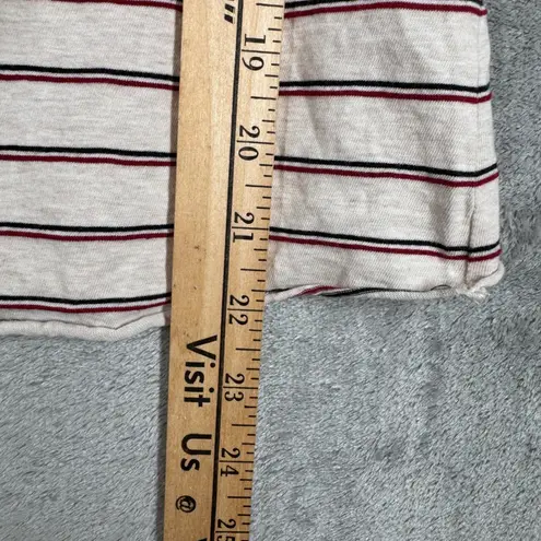 Frank & Eileen Tee Lab Shirt Continuous Sleeve Tee Oatmeal Stripe Crew Neck XS