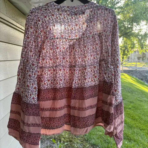 Blue Rain Blu rain women's long sleeves bohemian blouse style