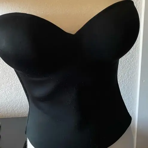 Gillian O’Malley Strapless Corset, Black, 34B Black Size undefined