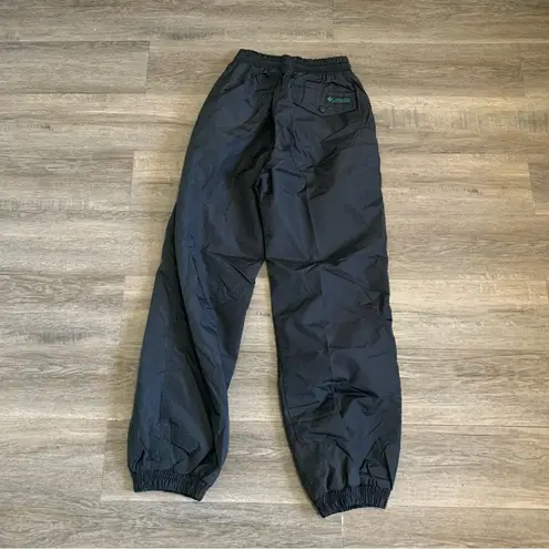 Columbia Vintage  Sportswear Snow Pants Black Waterproof Insulated small 031424