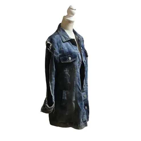 Dazl Denim Coat Blue