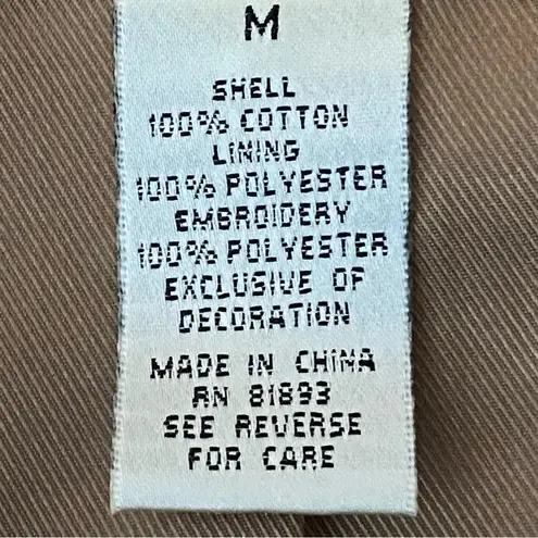 VICTOR COSTA “OCCASION” light Brown blazer w/embroidery and sequins. Medium. EUC