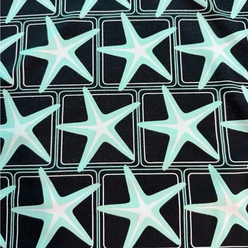 Lulu B Two Toned Blue Starfish UPF 50+ Sheath Dress ~
Size XL💚🍄