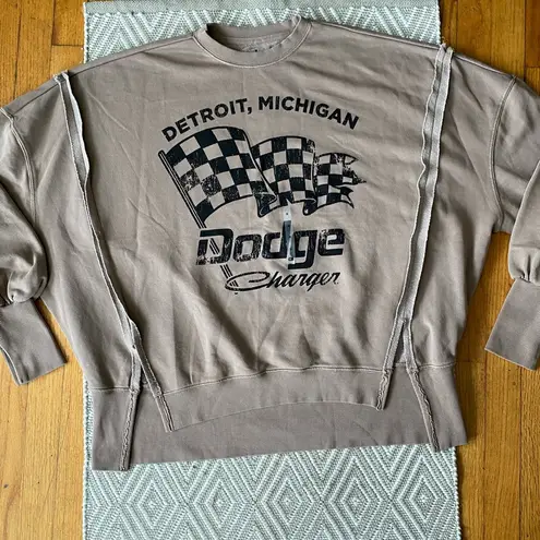 New Dodge Womens charger oversized pullover sweater, size M Size M