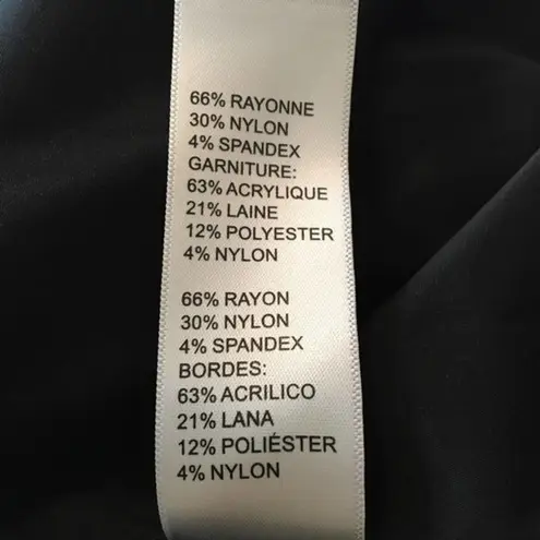 Doncaster Mixed Media Nubby Tweed Zip Jacket Small EUC