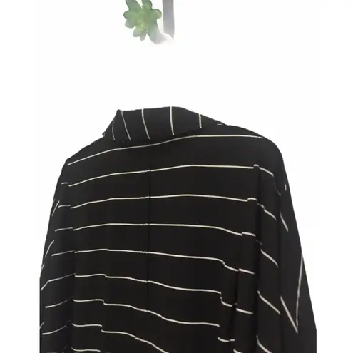 Olive Scent Womens Small Top Black Raw Edge 3/4 Sleeve Oversized Lagenlook Boho - Image 7