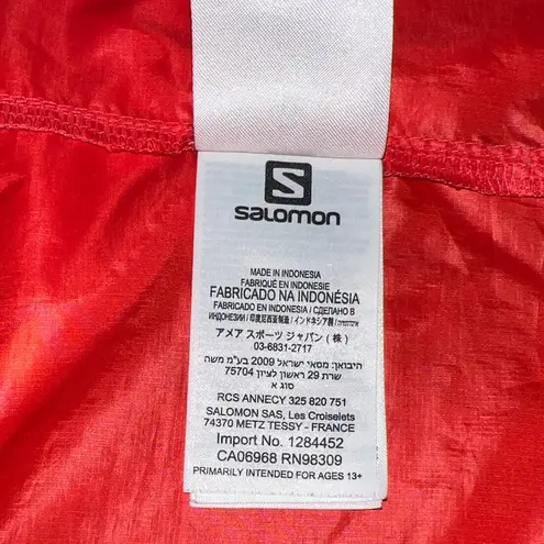 Salomon AGILE WIND JACKET Orange Performance Jacket
