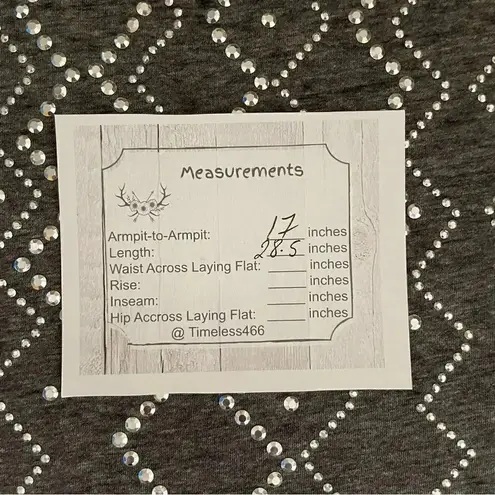 Vanity Gray Sleeveless Festival Elegant Cotton Blend Sz M Size M