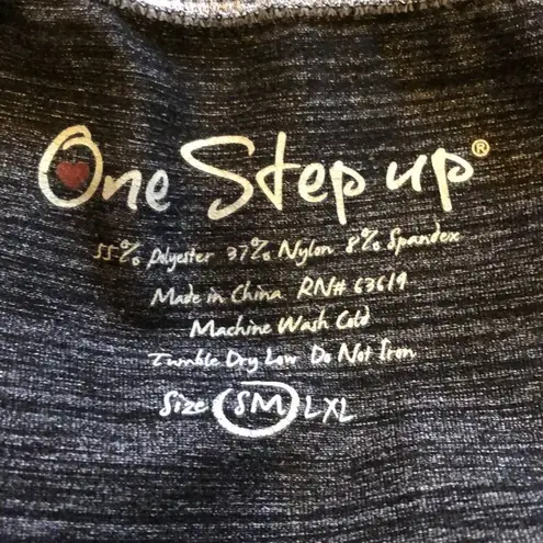 One Step Up Brushstroke Striped Leggings S/M