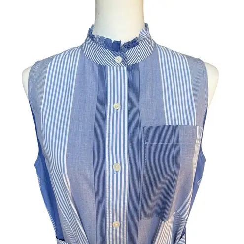 Derek 10 Lam Crosby Dress Size 6 Pink Blue Dip